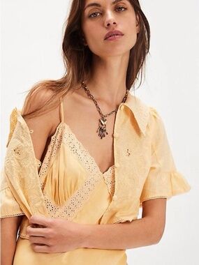 Free People Sweet Tea Bed - Jacket & Midi Dress Set
